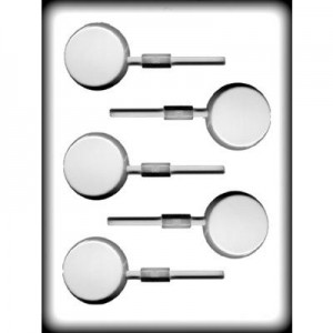 Moule à Bonbons, Chocolat et Suçon Rond 2’’ de CK Products Moule à Bonbons, Chocolat et Suçon Rond 2’’ de CK Products