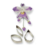 Metal Cattleya Orchid Cutter Set 3 pieces by PME