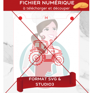 Fichier À TÉLÉCHARGER - Pochoir Tracteur de Ferme à Peinturer PYO de Maman Gato & Cie