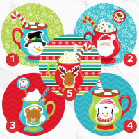 Image Comestible - Boisson Chaude de Noël 