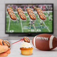 Topper Comestible - Football Américain et Jour de Match