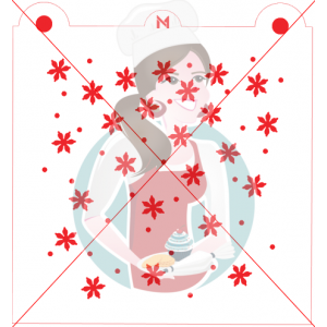 Pochoir Motif Tombée de Flocons de Neige de Maman Gato & Cie Pochoir Motif Tombée de Flocons de Neige de Maman Gato & Cie