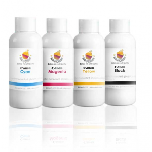 Encre Comestible CANON pour Remplissage - CMJN - Bouteille de 120 ml de Ink4Cakes Encre Comestible CANON pour Remplissage - CMJN - Bouteille de 120 ml de Ink4Cakes