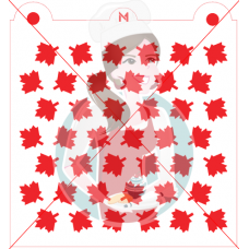 Stencil Maple Leaf Pattern by Maman Gato & Cie