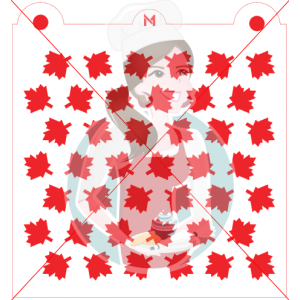 Pochoir Motif Feuille d'érable de Maman Gato & Cie Pochoir Motif Feuille d'érable de Maman Gato & Cie