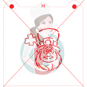 Pochoir Leprechaun à Peinturer PYO de Maman Gato & Cie