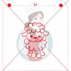 Stencil Curly Lamb Paint Your Own by Maman Gato & Cie