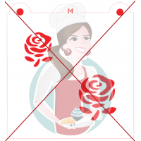 Stencil Roses - 2 Sizes - by Maman Gato & Cie