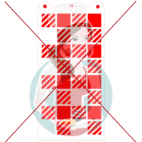 Pochoir à Gâteau Carreauté de Maman Gato & Cie