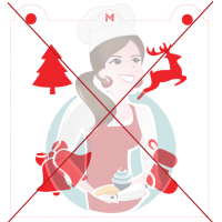 Pochoir Méli-Melo Noël 1 de Maman Gato & Cie