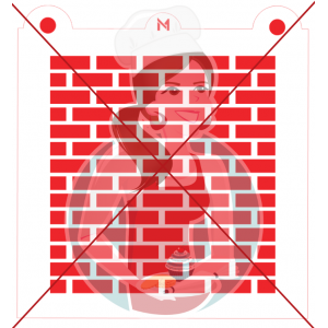 Pochoir Motif Mur de Brique de Maman Gato & Cie