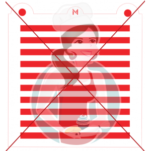 Pochoir Motif Ligné 0.25'' de Maman Gato & Cie Pochoir Motif Ligné 0.25'' de Maman Gato & Cie