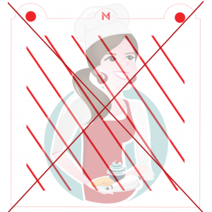 Pochoir Motif Ligne Diagonale Harlequin de Maman Gato & Cie Pochoir Motif Ligne Diagonale Harlequin de Maman Gato & Cie
