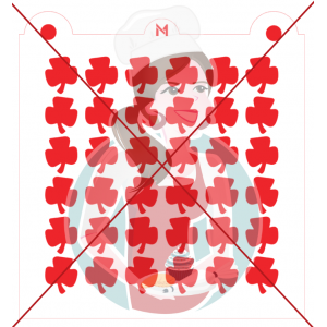 Pochoir Motif Trèfle à 3 feuilles de Maman Gato & Cie Pochoir Motif Trèfle à 3 feuilles de Maman Gato & Cie