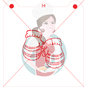 Pochoir Mitaines à Peinturer PYO de Maman Gato & Cie Pochoir Mitaines à Peinturer PYO de Maman Gato & Cie