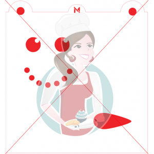 Pochoir Visage de Bonhomme de Neige Bouche en Point de Maman Gato & Cie Pochoir Visage de Bonhomme de Neige Bouche en Point de Maman Gato & Cie