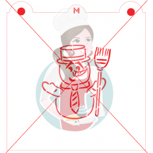 Pochoir Bonhomme de Neige avec Balai à Peinturer PYO de Maman Gato & Cie Pochoir Bonhomme de Neige avec Balai à Peinturer PYO de Maman Gato & Cie