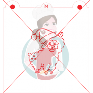 Pochoir Lama des Fêtes à Peinturer PYO de Maman Gato & Cie Pochoir Lama des Fêtes à Peinturer PYO de Maman Gato & Cie