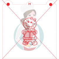 Stencil Gingerbread Girl Paint Your Own by Maman Gato & Cie