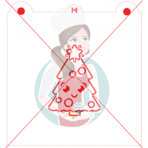 Pochoir Sapin de Noël à Peinturer PYO de Maman Gato & Cie