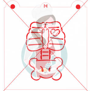 Pochoir Corps de Squelette à Peinturer PYO de Maman Gato & Cie Pochoir Corps de Squelette à Peinturer PYO de Maman Gato & Cie