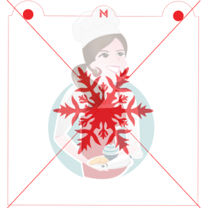 Pochoir Flocon 3 de Maman Gato & Cie Pochoir Flocon 3 de Maman Gato & Cie