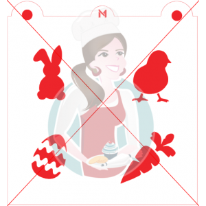 Pochoir Méli-Mélo Pâques 1 de Maman Gato & Cie Pochoir Méli-Mélo Pâques 1 de Maman Gato & Cie