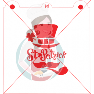 Pochoir St-Patrick de Maman Gato & Cie Pochoir St-Patrick de Maman Gato & Cie