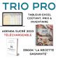 TRIO PRO PLUS - Sweet Agenda Paper Format + Ebook - ''La Recette Gagnante'' AND Excel Spreadsheet Cost, Pricing and Inventory (in french) by Maman Gato & Cie