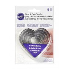 Double Cut-outs Set Hearts by Wilton