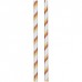 Lollipop Sticks - Paper Straws - Orange - by Wilton