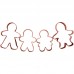 Gingerbread Family Cookie Cutter Set by Wilton